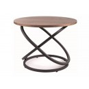 Стол журнальный SIGNAL EOS D орех/черный